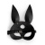Кожаная маска Зайки Art of Sex - Bunny mask черная Кожаная маска Зайки Art of Sex - Bunny mask черная