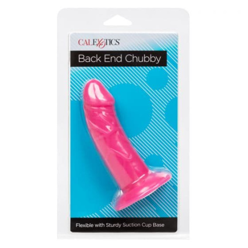 CalExotics Back End Chubby - фаллоимитатор на присоске, 14х4,5 см (розовый)
