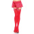 Leg Avenue Nylon Thigh Highs With Bow - чулки с бантиком (красный с красным) Leg Avenue Nylon Thigh Highs With Bow - чулки с бантиком (красный с красным)