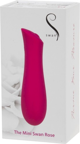 The Mini Swan Rose - клиторальный минивибратор, 10х2,7 см