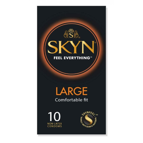 Безлатексные презервативы увеличенного размера SKYN Large, 10 шт