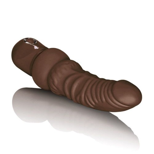 California Exotic Novelties Power Stud Curvy - Вибратор, 16x5 см (коричневый)
