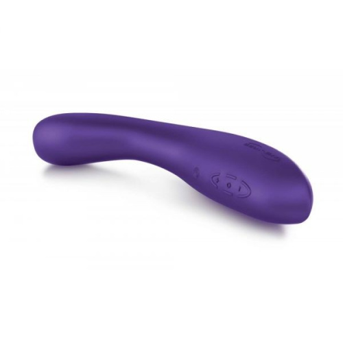 We-Vibe Rave + Лубрикант 50 мл - анатомічний вібратор для точки G, 19,3х3,4 см (фіолетовий) - купити в Києві, Україні