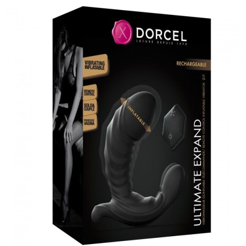 Dorcel Ultimate Expand универсальный вибратор с надувающимся стволом до 5.2 см в диаметре
