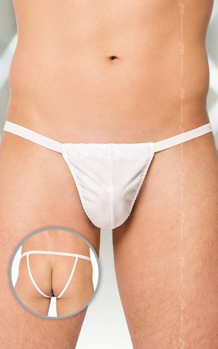 SoftLine - Thongs 4506 - Трусы мужские, S/L (белые)