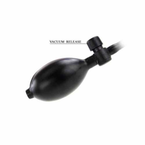 Baile Inflateable Dildo Flesh - Фалос із функцією розширення, 19.3х4.3 см - купити в Києві, Україні