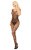 SoftLine Martina - Эротичный бодистокинг, S-L (чёрный)