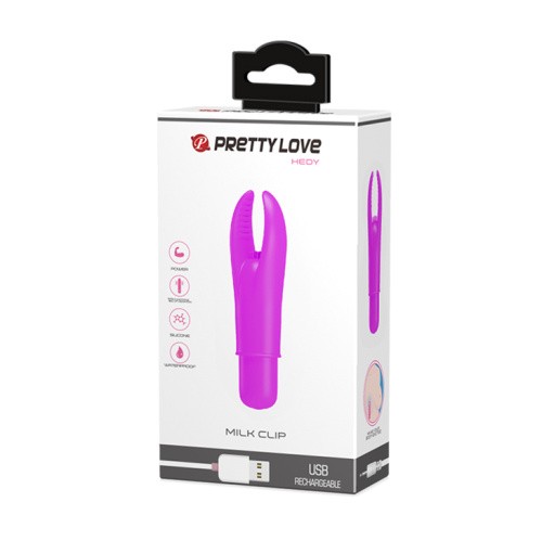 Pretty Love Hedy Vibrator компактный стимулятор клитора со съемной вибропулей, 9.9х2.6 см