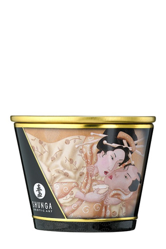 Shunga Massage Candle - Массажная свеча с ароматом ванили, 170 мл