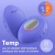 Вибратор для клитора We-Vibe Temp Lavender Blue