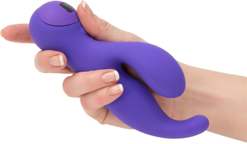 Bms Factory Touch by Swan - Solo Purple - Вибратор-кролик с сенсорным управлением для точки G, 18х3.4 см (фиолетовый)