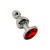 Wooomy Lollypop Double Ball Metal Plug M - Анальна пробка, 9.4х3.1 см (червоний) - купити в Києві, Україні Wooomy Lollypop Double Ball Metal Plug M - Анальна пробка, 9.4х3.1 см (червоний) - купити в Києві, Україні