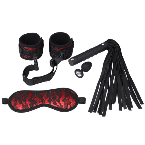 Набір БДСМ аксесуарів Erospace Wild Play BDSM Set 4 предмети - купити в Україні | Секс шоп SEX-SHOP.ua