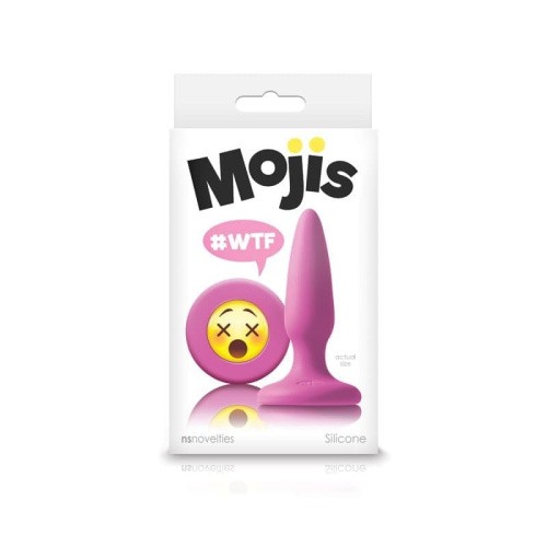 NS Novelties Mojis Plug #WTF пробка анальная, 8.6х2 см (розовый)