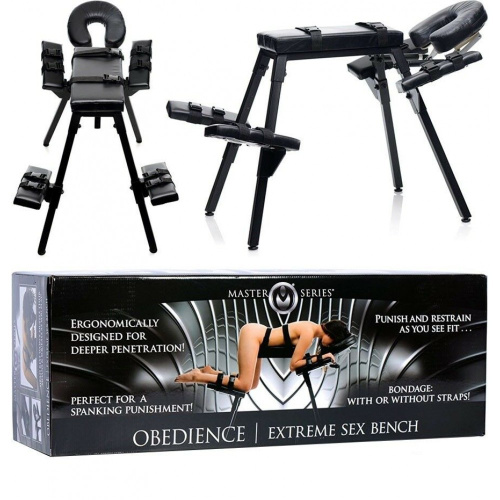Master Series Extreme Sex Bench - скамья для экстремального секса с фиксаторами