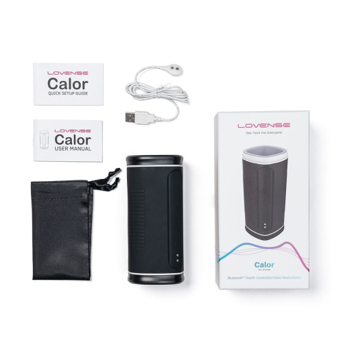 Lovense Calor (male masturbator) - Мастурбатор с вибрацией и подогревом, 15.9х7 см