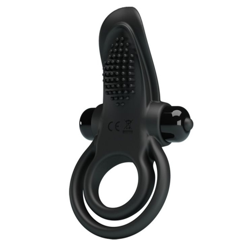 Pretty Love Vibro Penis Ring Black – Эрекционное кольцо, 11,3х5,6 см (черный)