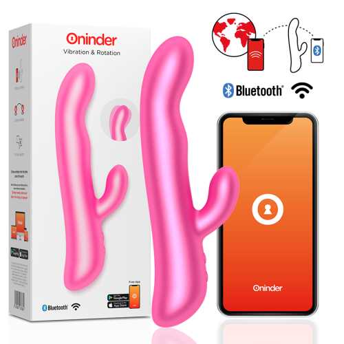 Вибратор кролик со смарт управлением Oninder Vibration & Rotation