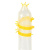 Насадка на член Recare Spike Condom Yellow (с усиками и спиралью шипов)