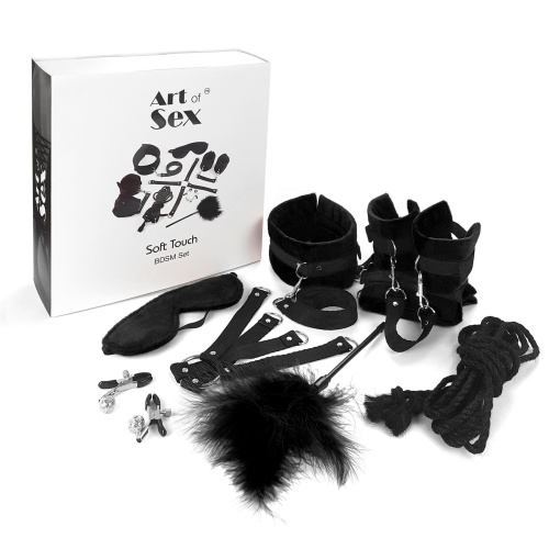 BDSM-набор Art of Sex – Soft Touch BDSM Set, 9 предметов
