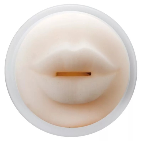 MX Portable Happy Cup Pussy & Mouth - Двухсторонний мастурбатор, 16 см (телесный)