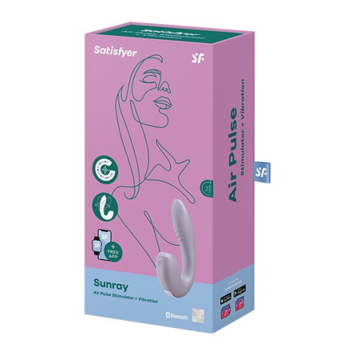 Вибратор кролик со смарт управлением Satisfyer Sunray 