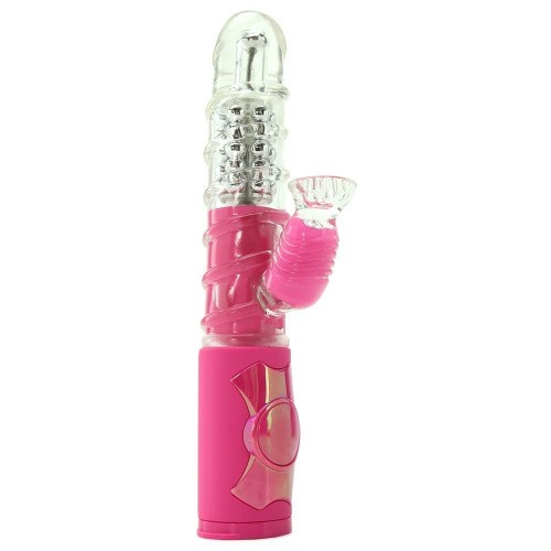 Topco Sales Rabbit Vibe Love Me Dreamy - Вибратор кролик 3 скорости ротации, 11.4х3.3 см (голубой)
