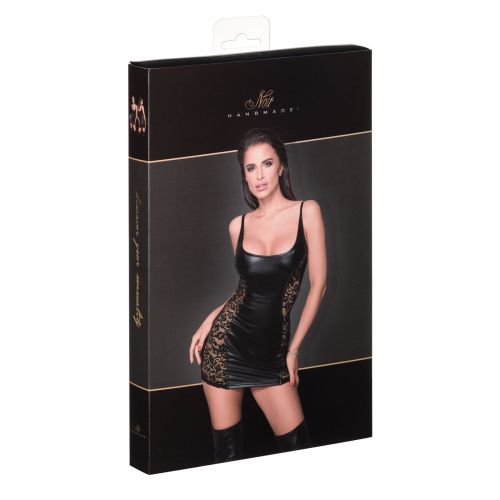 Платье с кружевными вставками Noir Handmade F229 Powerwetlook dress, M
