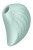 Satisfyer Pearl Diver - Вакуумный клиторальный стимулятор в виде ракушки, 9.1х5.1 см (мятный)