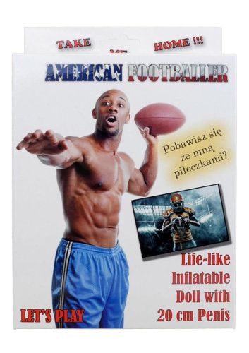 Надувная секс кукла American Footballer Male Doll