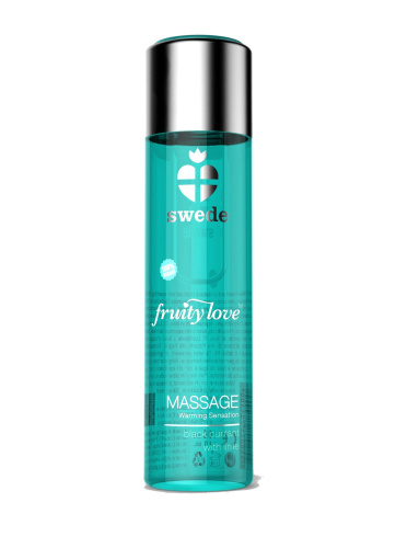 Массажное масло Swede Fruity Love Black Currant With Lime, 60 мл ( смородина с лаймом)