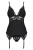 Obsessive 810-COR-1 - Эротический корсет с подвязками, S/M (чёрный) Obsessive 810-COR-1 - Эротический корсет с подвязками, S/M (чёрный)