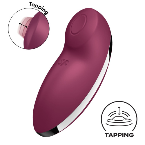 Клиторальный вибратор с пульсацией Satisfyer Tap & Climax 2