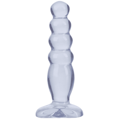 Doc Johnson Jellies Anal Delight - Анальная пробка, 14х3 см (прозрачный)