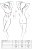 Passion Xena Corset - Корсет с пажами, S/M (белый) Passion Xena Corset - Корсет с пажами, S/M (белый)