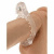 Basic Essentials Teaser Enhancer Ring - Насадка на член с клиторальным стимулятором, 8х3 см Basic Essentials Teaser Enhancer Ring - Насадка на член с клиторальным стимулятором, 8х3 см