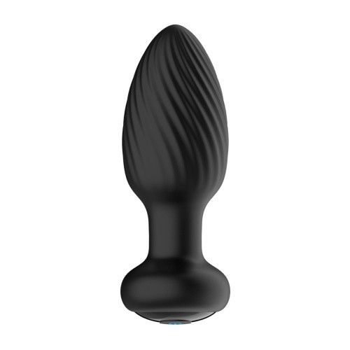 Nexus TORNADO Remote Control Rotating Butt Plug - Анальна пробка, 7,7 х3, 3 см (чорний) - купити в Києві, Україні