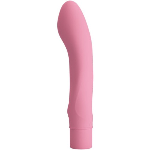 Love Ira Vibrator Pink - Мини-вибратор для точки G, 15х3.1 см (светло-розовый)