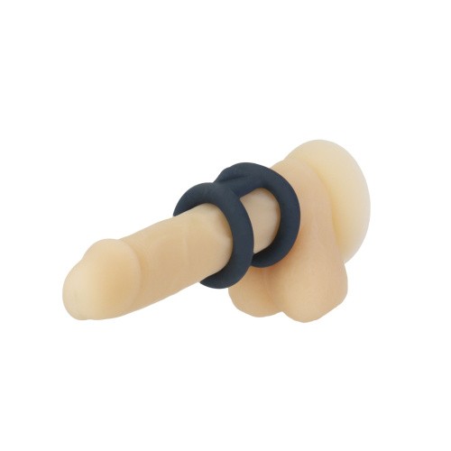 Lux Active – Tug – Versatile Silicone Cock Ring - двойное эрекционное кольцо, 5.8х2.8 см