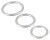 Metallic Silicone Cock Ring Set набор эрекционных колец разного диаметра, 3.3 см, 4 см, 5.5 см Metallic Silicone Cock Ring Set набор эрекционных колец разного диаметра, 3.3 см, 4 см, 5.5 см