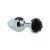 Lux Active Rose Anal Plug Black - металлическая анальная вибропробка, 8.9х3.4 см (чёрный) Lux Active Rose Anal Plug Black - металлическая анальная вибропробка, 8.9х3.4 см (чёрный)