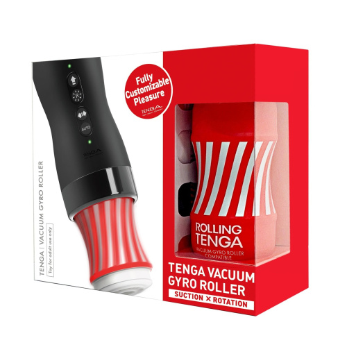 Автоматический мастурбатор Tenga Vacuum Gyro Roller совместим с Tenga Cup, 20,35 см