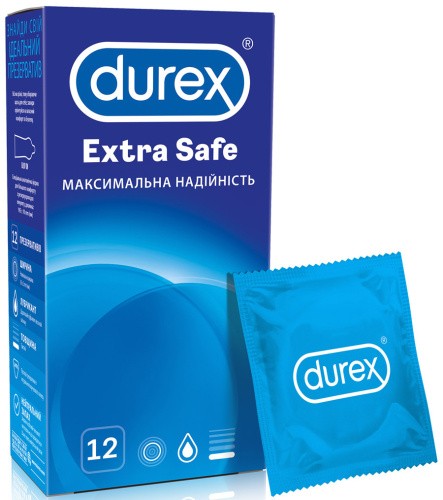 Durex №12 Extra Safe, 12 шт