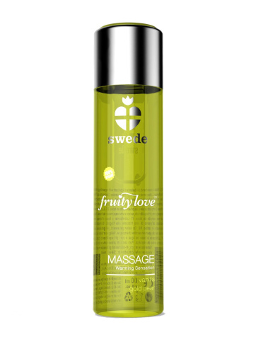 Массажное масло Swede Fruity Love Vanilla Gold Pear, 60 мл (ваниль и груша)