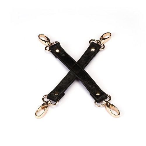 Хрестовина для фіксації Liebe Seele Boudoir Amor Pink Hogtie Black - купити в Україні | Секс шоп SEX-SHOP.ua