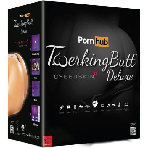 Topco Sales CyberSkin Twerking Butt (Deluxe) - Мастурбатор с очками для виртуальной реальности