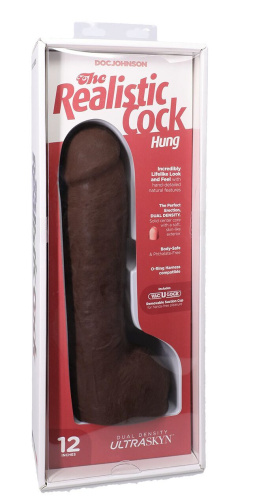 ФаллоимитаторDoc Johnson The Realistic Cock ULTRASKYN 12 Inch Hung, 31,8 см