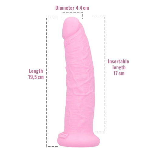 Фалоімітатор з ароматом жуйки - Toyz4lovers Delicious Dildo Bubble Gum, 19,5 см - купити в Україні | Секс шоп SEX-SHOP.ua