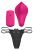 Вибратор в трусики Liebe Panty Vibe Recargable Cerise, трусики S-M в комплекте