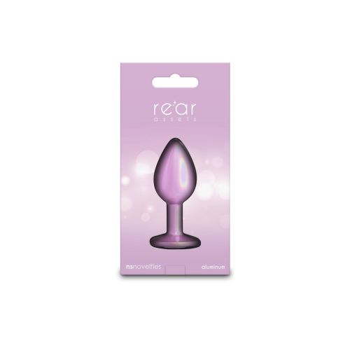 Анальна пробка NS Novelties Rear Assets - Iridescent Pink, S - купити в Україні | Секс шоп SEX-SHOP.ua